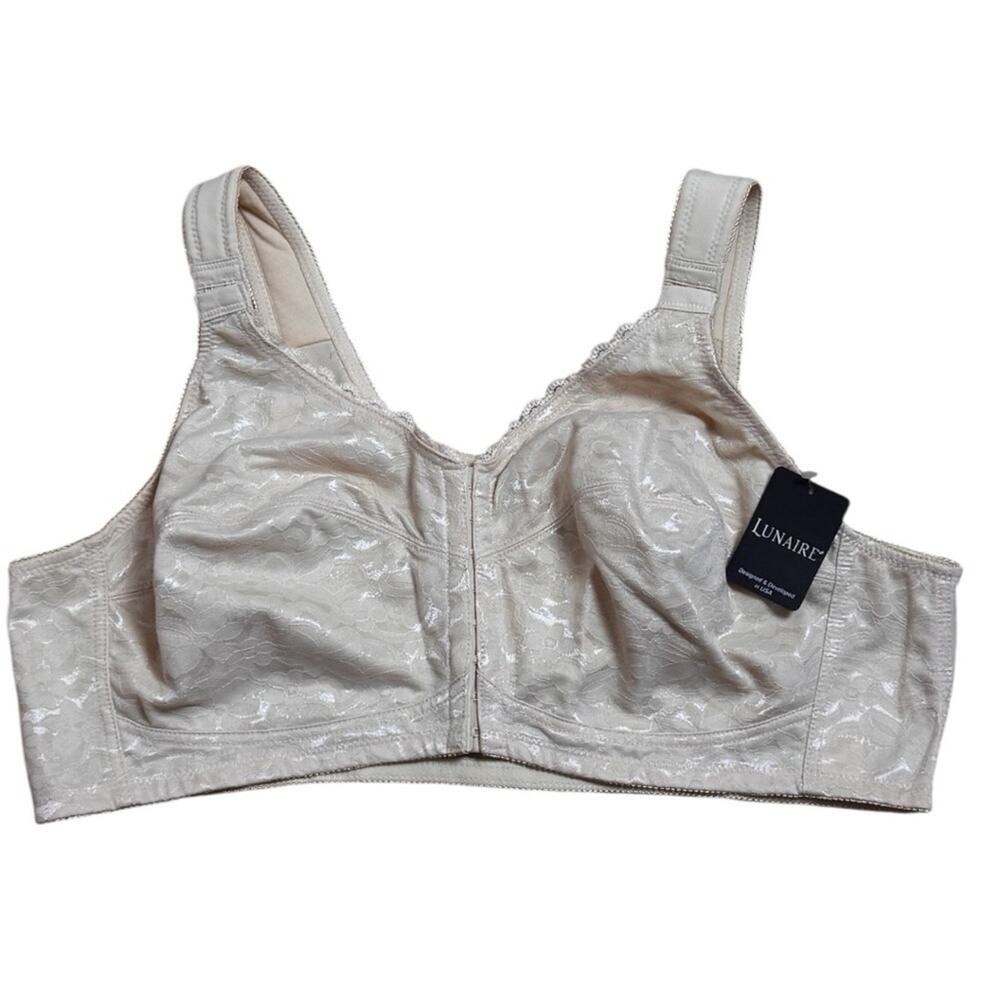 Lunaire Women's Instant Shaping  Front Closure Style 1628 Sz 46C Bra NWT